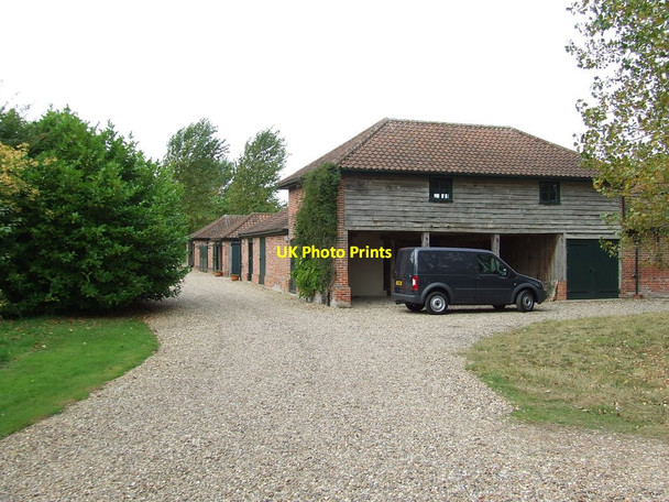 Photo 6"x4" Farm Buildings Horham c2012