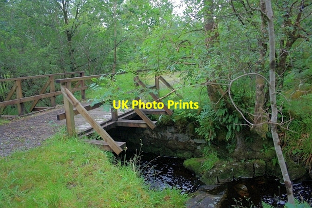 Photo 6"x4" Bridge over Stream Ariundle c2012
