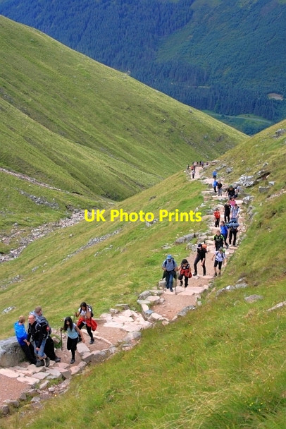 Photo 6"x4" The Tourist Path up The Ben Claggan\/NN1174 c2012