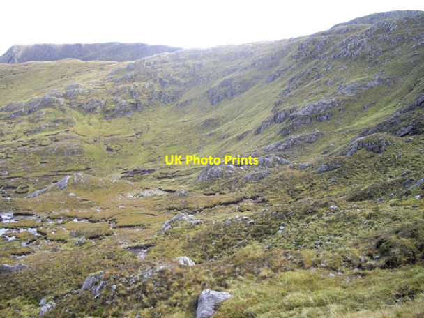 Photo 6"x4" Corrie to the north east of Spidean Mialach Allt an Fh\u00ecr-e\u00f2in c2012