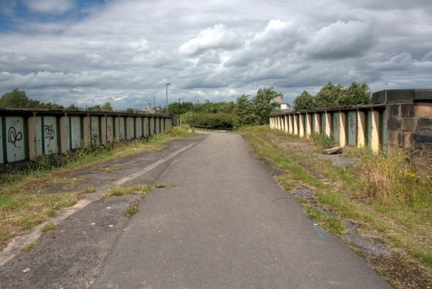Photo 6"x4" Former Road Bridge Over Railway Port Clarence c2008