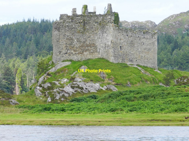 Photo 6"x4" Ruins of Castle Tioram on an island Invermoidart c2012
