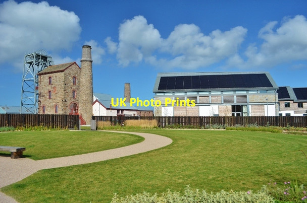 Photo 6"x4" Heartlands Project - Robinson's shaft Camborne c2012