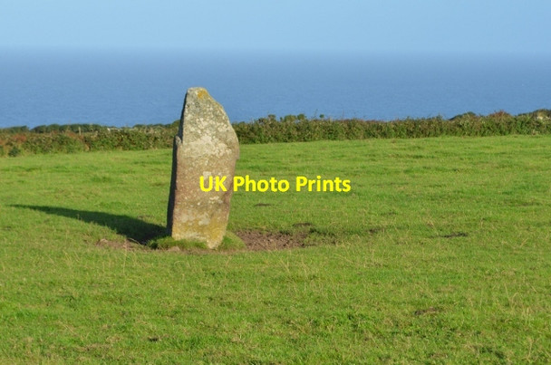 Photo 6"x4" Standing Stone Morvah c2012