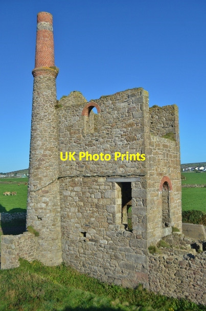 Photo 6"x4" Higher Bal Mine - Levant Lower Boscaswell c2012 P1