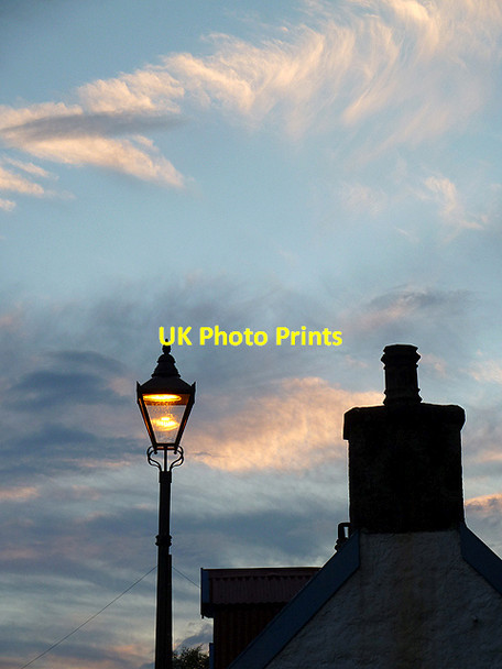 Photo 6"x4" Dusk in Carrbridge Carrbridge \/ Drochaid Ch\u00e0rr c2012