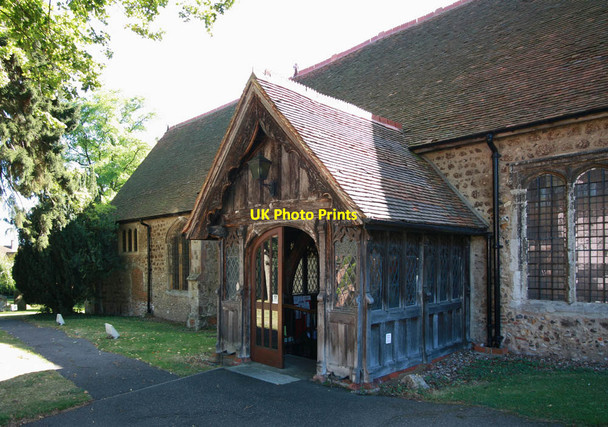 Photo 6"x4" St Mary Magdalene, Great Burstead - Porch Billericay c2012