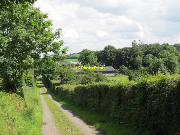 Photo 6"x4" Farm buildings at the south-eastern end of the Drumgoon Cemetery road Madabawn c2012