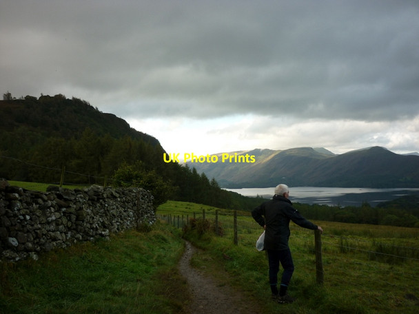 Photo 6"x4" The path leading to Great Wood Keswick\/NY2623 c2012