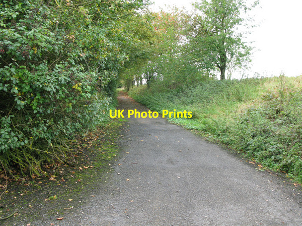 Photo 6"x4" Path alongside the A361 at Broughton Poggs Broughton Poggs c2011