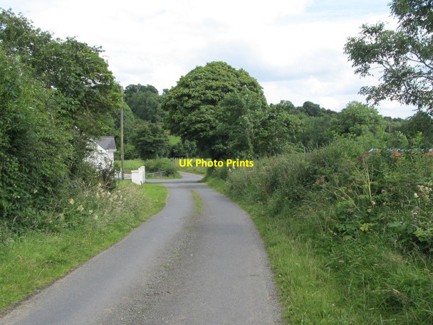 Photo 6"x4" View back towards the minor road junction on the Degnavanty road Madabawn c2012