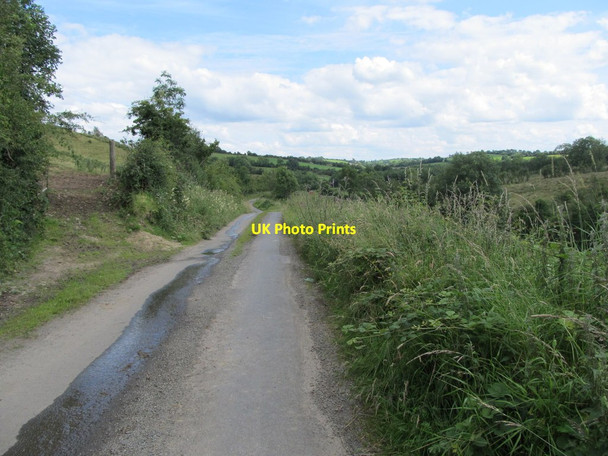 Photo 6"x4" View due east along the Degnavanty road Madabawn c2012