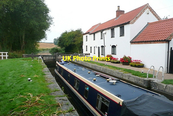 Photo 6"x4" Gringley top lock Gringley on the Hill c2012 P1