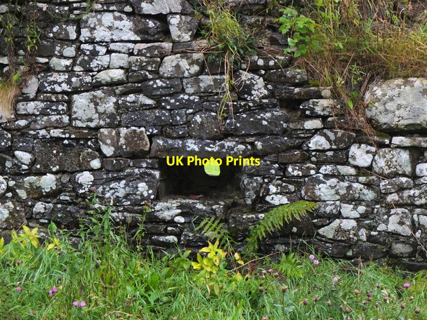 Photo 6"x4" Gunloop in the wall around Newark Castle Broadmeadows\/NT4130 c2012