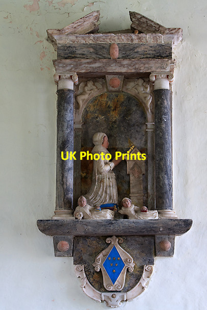 Photo 6"x4" St James' church, Curry Mallet - monument to an unnamed lady Beercrocombe c2012