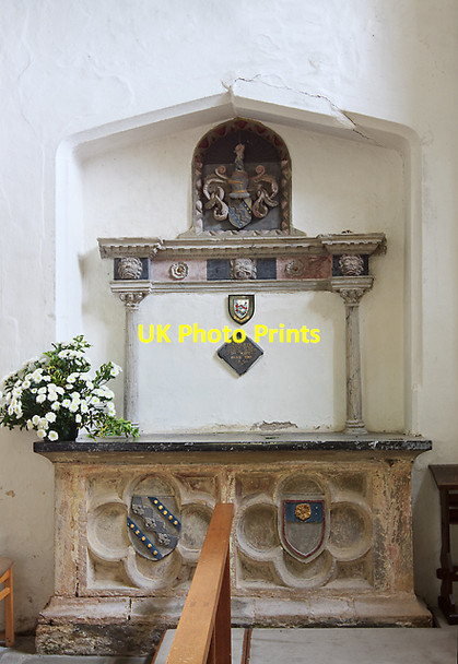 Photo 6"x4" St Michael's church, Creech St Michael - altar tomb of Robert Cuffe Creech St Michael c2012