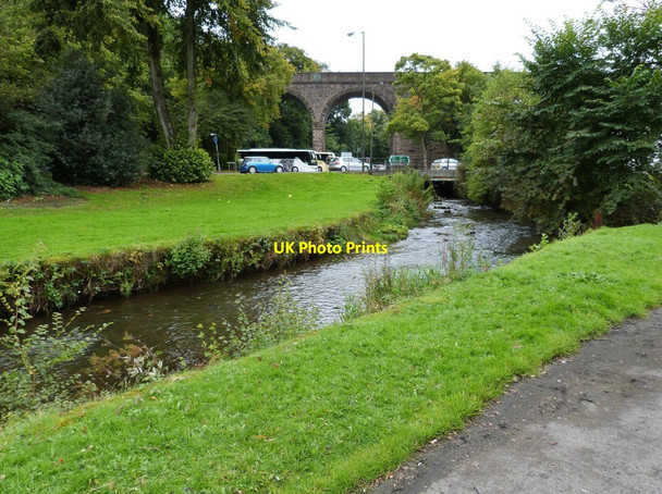 Photo 6"x4" River, road and rail. Buxton Buxton\/SK0673 c2012