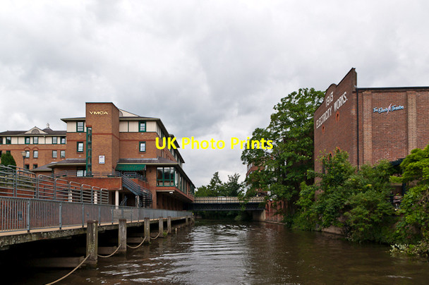 Photo 6"x4" Onslow Bridge, YMCA and the Electric Theatre Guildford c2012