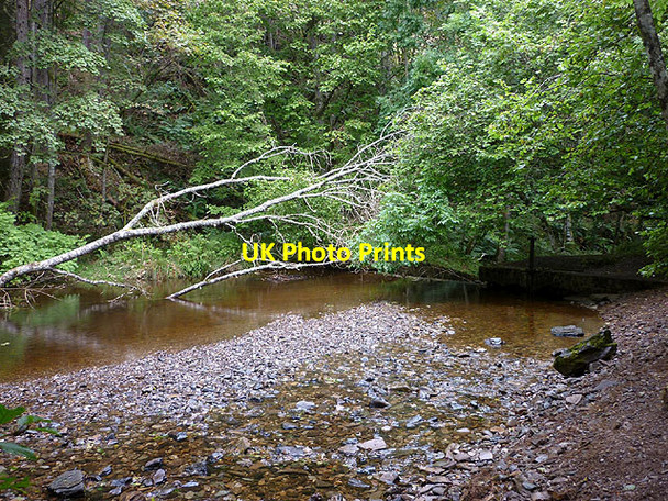 Photo 6"x4" Weir pool, Inchewan Burn Birnam c2012