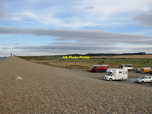 Photo 6"x4" Shingle bank near Gramborough Hill Salthouse\/TG0743 c2012