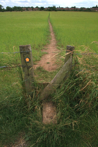 Photo 6"x4" Footpath to Breaston Breaston c2008