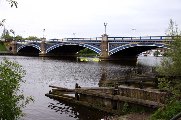 Photo 6"x4" The Victoria Bridge over the River Tees Stockton-on-Tees c2012