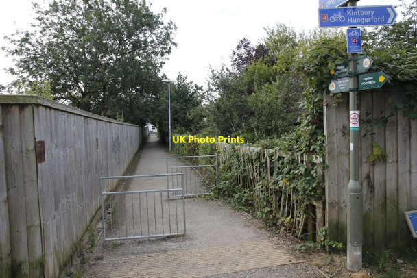 Photo 6"x4" Footpath to West Fields Newbury\/SU4767 c2012