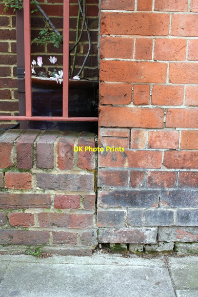 Photo 6"x4" Benchmark on wall pier of Addison Primary School Hammersmith\/TQ2279 c2012