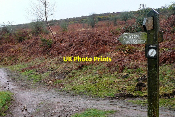 Photo 6"x4" Path to Wootton Courtenay Luccombe\/SS9144 c2012