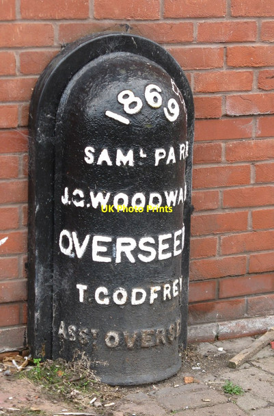 Photo 6"x4" 1869 Parish Boundary in Nottingham Nottingham\/SK5641 c2012