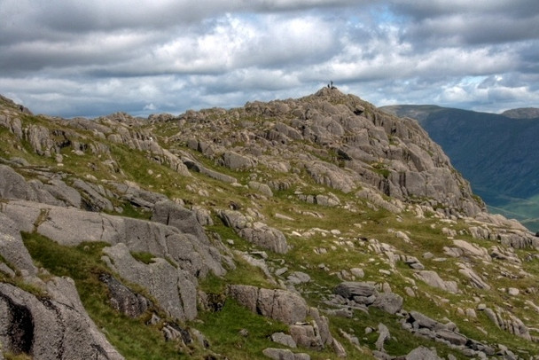 Photo 6"x4" Pavey Ark Summit Stickle Tarn c2008