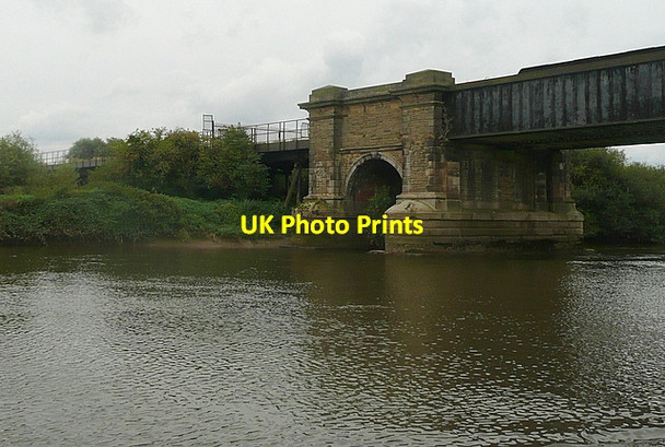 Photo 6"x4" Torksey viaduct Brampton\/SK8479 c2012