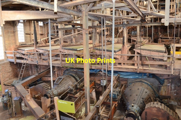Photo 6"x4" Geevor Mine - Mill Lower Boscaswell c2012