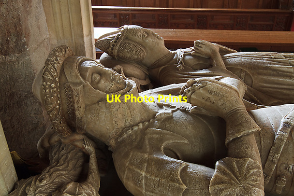 Photo 6"x4" Church of St Dubricius, Porlock - Harington monument (4) detail Doverhay c2012