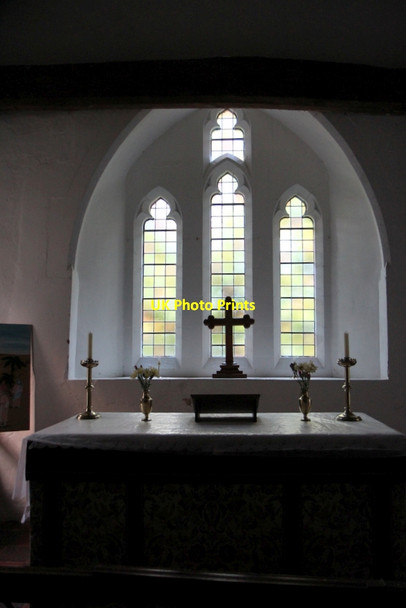 Photo 6"x4" Altar, St David's Church, Cregrina, Powys Cregrina c2012