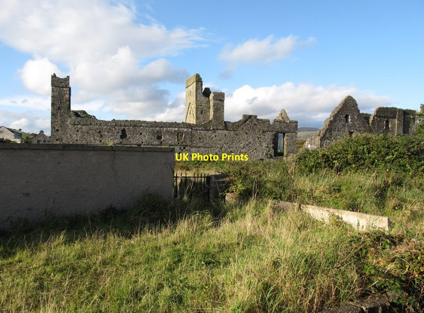 Photo 6"x4" Carlingford Priory from the south Carlingford c2012