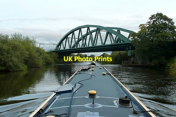 Photo 6"x4" Newark railway bridge Newark-on-Trent c2012