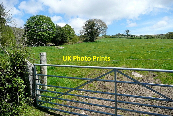 Photo 6"x4" Towards the East Webburn River Higher Dunstone c2012