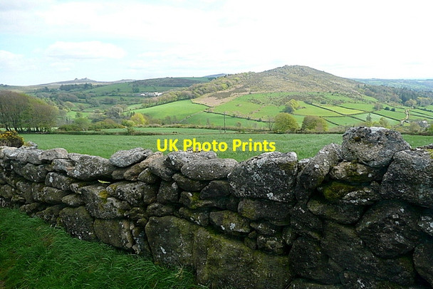 Photo 6"x4" View towards Honeybag Tor Bonehill\/SX7277 c2012