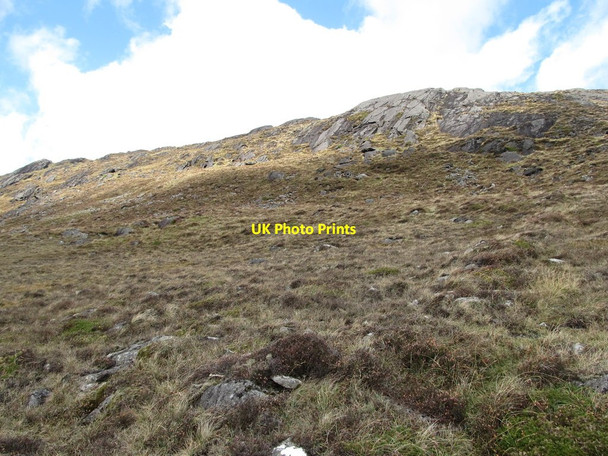 Photo 6"x4" Ice smoothed rock on the western slopes of Slieve Foye Carlingford c2012