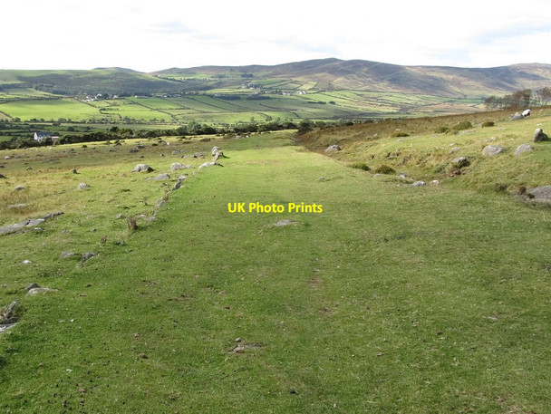 Photo 6"x4" The Tain Way trail approaching the foot of the slope Carlingford c2012