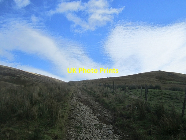 Photo 6"x4" Track, Linghope Burn Langhaugh\/NT2031 c2012