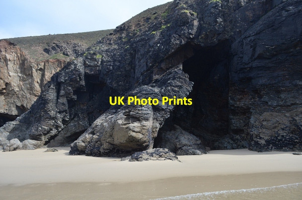 Photo 6"x4" St Agnes - Faulting Goonvrea c2012
