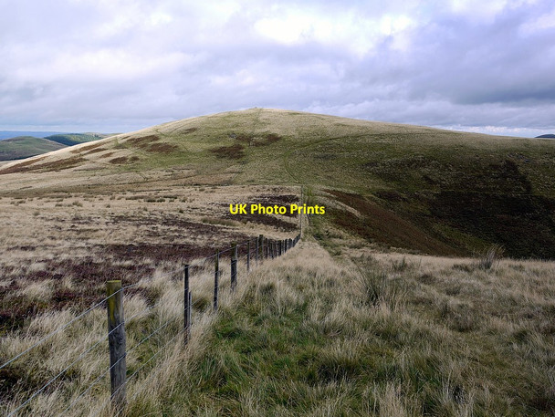 Photo 6"x4" Fence north-east of White Law Madam Law c2012