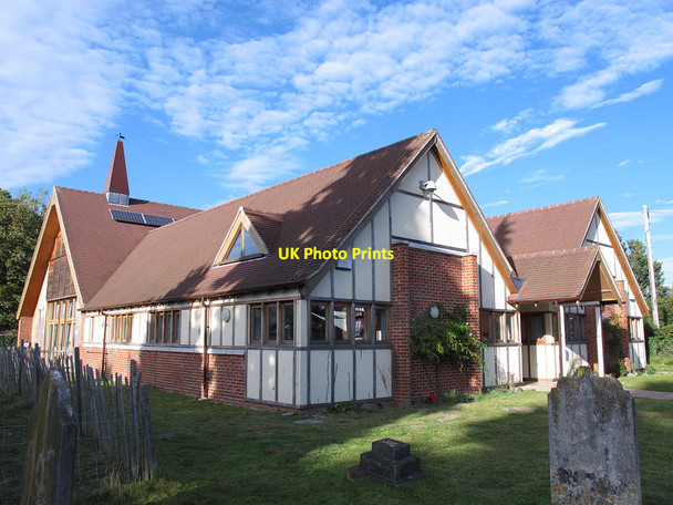 Photo 6"x4" Oxted Community Hall Limpsfield c2012