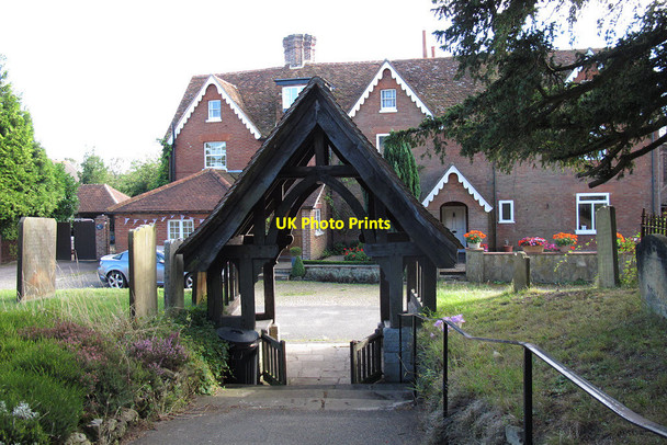 Photo 6"x4" Lych gate of St Mary's church Hurst Green\/TQ3951 c2012
