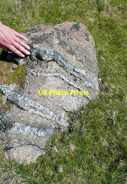 Photo 6"x4" Rock intrusions Lee Moor\/SX5661 c2012