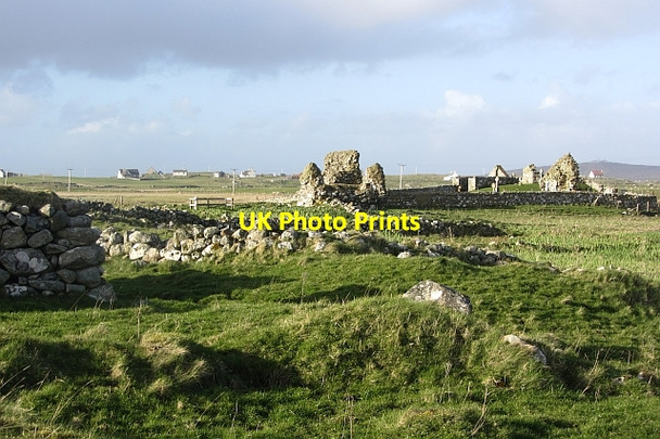 Photo 6"x4" Ruined chapels, Tobha M\u00c3\u00b2r Tobha M\u00f2r\/NF7536 c2012