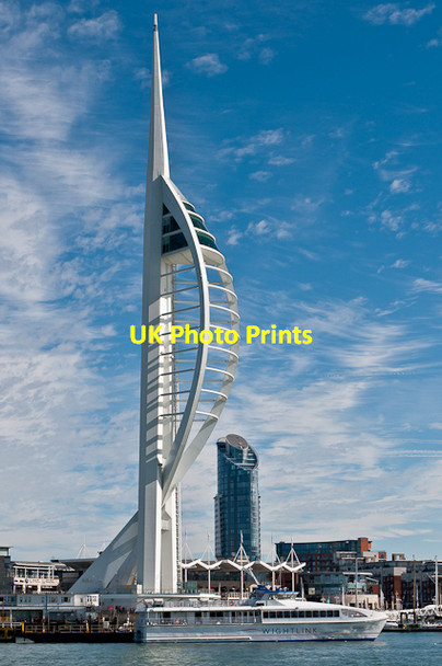 Photo 6"x4" Spinnaker Tower and 1 Gunwharf Quays Newtown\/SZ6199 c2012