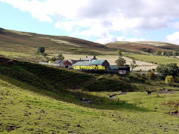Photo 6"x4" Burnhead Farm Kirk Yetholm c2012